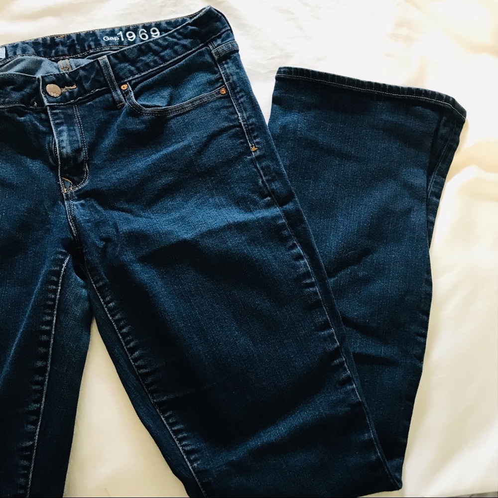 GAP Women's Boot Cut Jeans - Dark Blue
